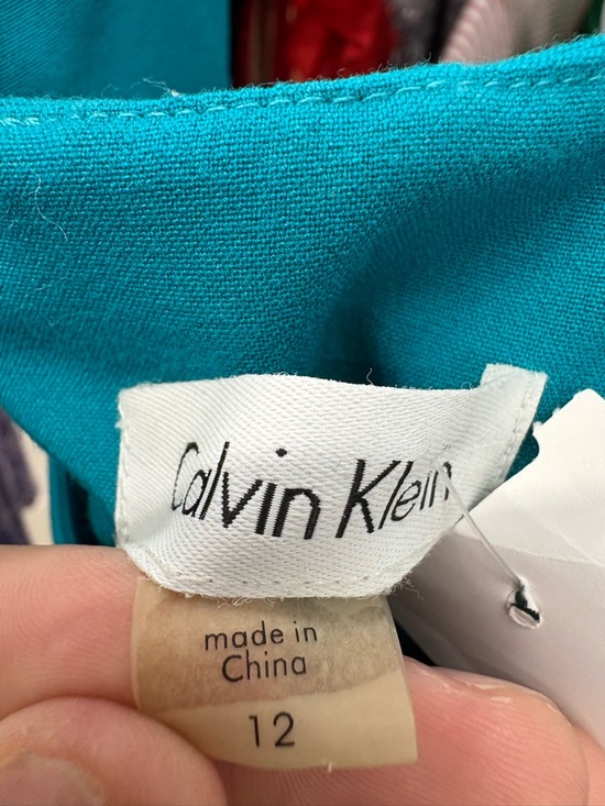 Calvin Klein Turquoise Sheath Dress - Picture 3 of 3
